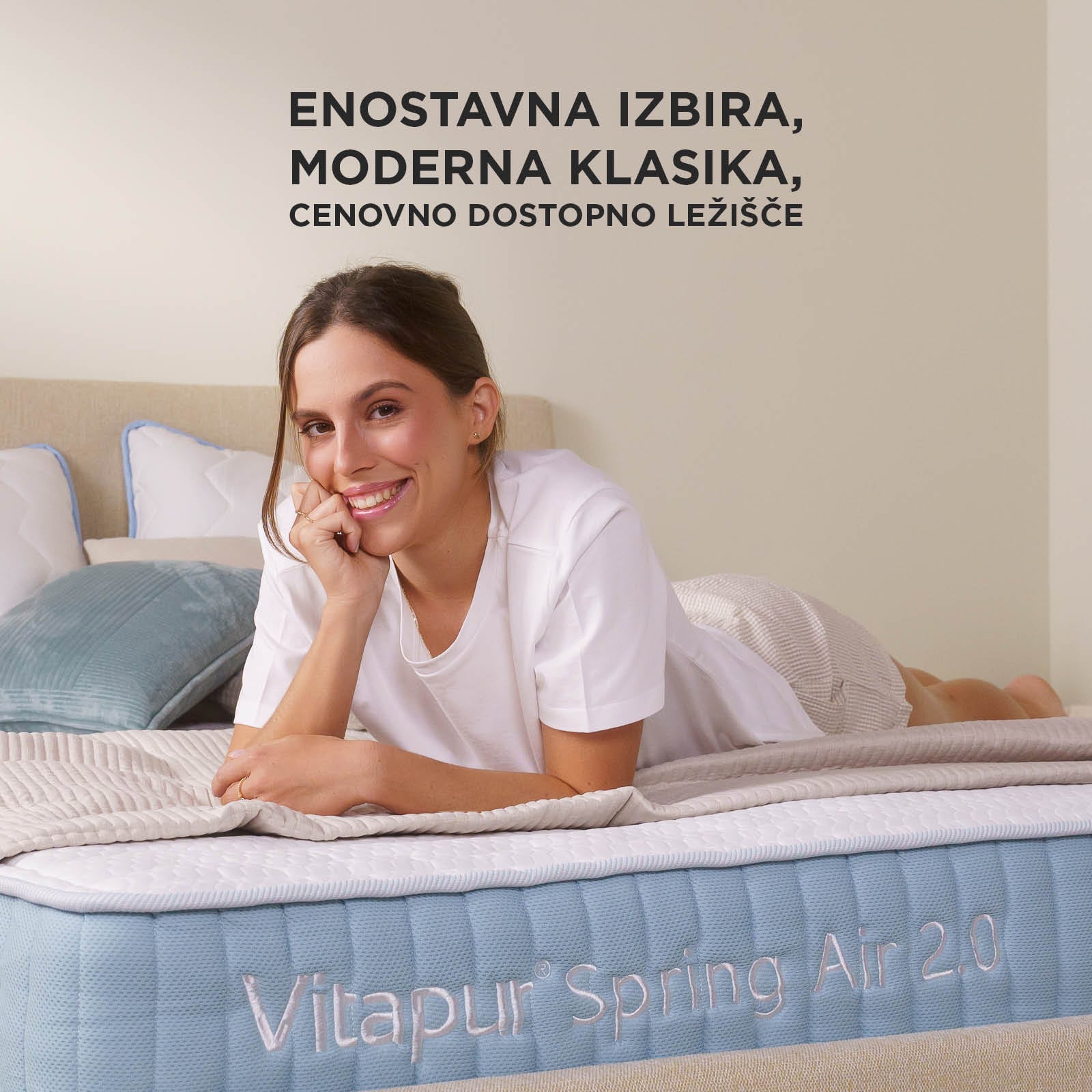 Hibridno ležišče/vzmetnica Vitapur SpringAir 2.0